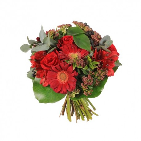 Bouque Gerbera y Rosas Mediano